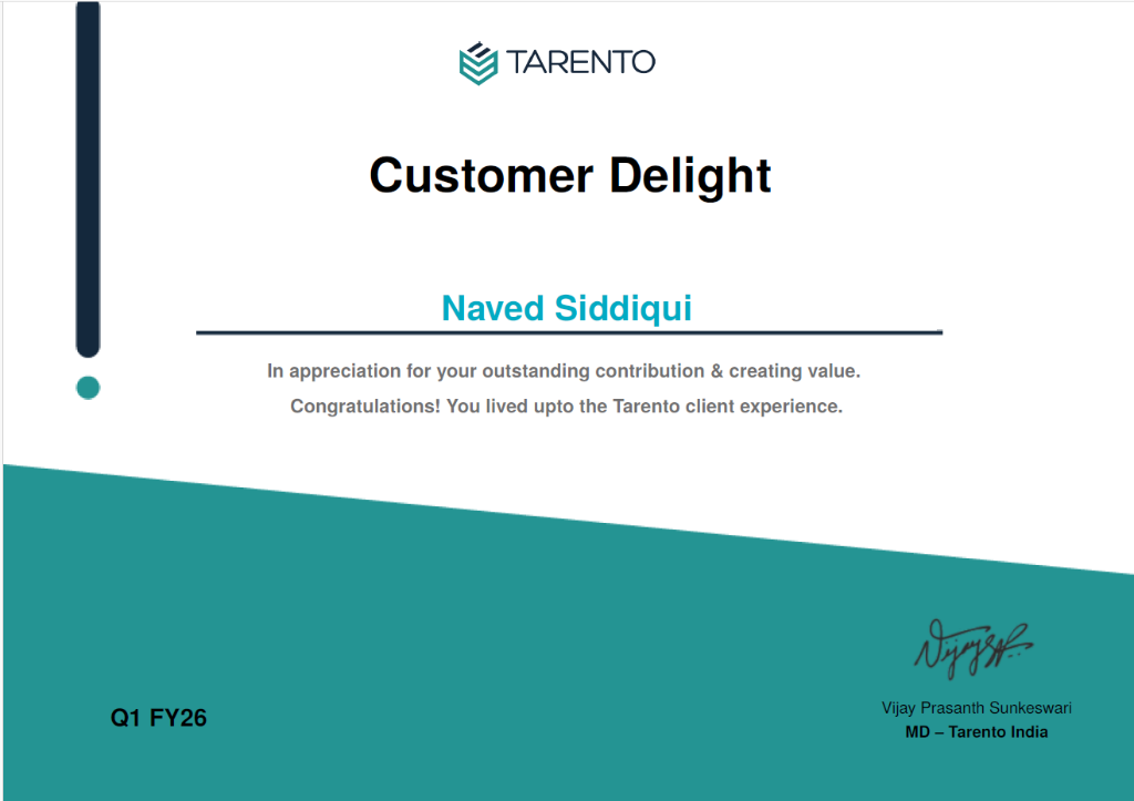 Customer Delight - Q1 FY26