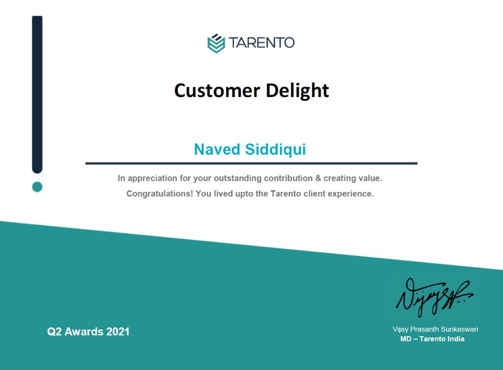 Customer Delight - Q2 2021